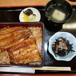 かぼちゃのたね - 特上うなぎ丼定食（2800円）