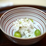 松川 - 鱧と新銀杏の飯蒸し