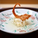 松川 - 加賀蓮根の蓮蒸し、このこ