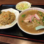 Rikaen - ヤキメシ・ラーメンセット  700円