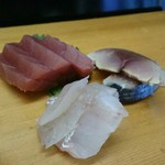 はざきや寿し - 刺身の図