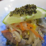 はつしろ - 鯖のなます、トッピングはとんぶり