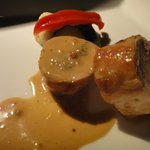 ビルボードライブ東京 - 2010.oct,鶏肉の茸詰めゴルゴンゾーラソース