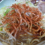 ラーメン二郎 - 一味投下～♪