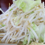 ラーメン二郎 - もやし♪（キャベツは多め）