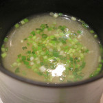 銀座 あらた - 青森県十三湖のしじみ味噌汁