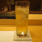 銀座 あらた - 山崎12年　ソーダ割り