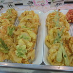 ヤオヨシ - ソラマメのかき揚げはイマイチ