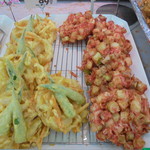 ヤオヨシ - ネギと桜エビのかき揚げが旨いッ！