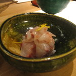 和人良 - 鯛の酒盗和えです。絶品です。