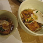 和人良 - 揚げだし豆腐です。お出汁と生姜の絶妙なハーモニー。