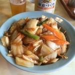 龍朋 - 2016.8
      硬焼きそば870円