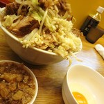 ラーメン荘 夢を語れ - ラーメン大豚Wヤサイマシアブラマシマシナマタマゴ