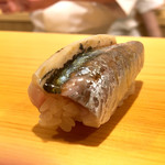 鮨 あらい - 2016/8_鰺（激烈に美味い！）