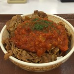 Sukiya - アラビアータ牛丼