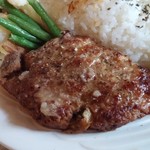 シュワルツ カッツ - エジプト風カリーのセット＋ハンバーグ追加