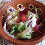 シュワルツ カッツ - エジプト風カリーのセット＋ハンバーグ追加