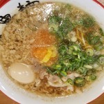 三豊麺 真 - みぞれ肉玉そば(730円）