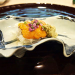 青華こばやし - 「渡り蟹」。内子と共にいただきます