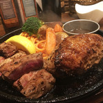 STEAK&HAMBURG ひげ - 荒挽きハンバーグ＆和牛ステーキ