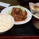 島田屋 - 201608 島田屋 ★チキンヤーン定食（864円）★
      