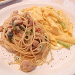 Pasta & Pizza RUMBLE - パスタランチＢとＣのハーフ&ハーフ