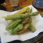 花八 - 野菜の天ぷら盛り合わせ