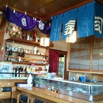 Sushidokoro Sushikin - 店内 カウンター