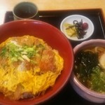 和食処　本陣 - カツ丼セット