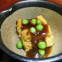 中之島なだ万 - 厚揚げ餡かけ