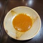 無尽蔵 - 特製餃子の味噌だれ