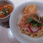 アジトイズム - ajitoのつけ麺 エスニックVer.（800円）＋〆のリゾット（200円）