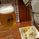 （食）ましか - ポテサラと生ビール