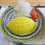 露伴亭 - グリーンカレー(ライス＆サラダ)