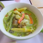 露伴亭 - グリーンカレー(アップ
      )