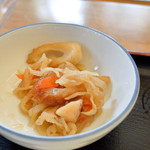 不二の屋 - 小鉢の切干大根