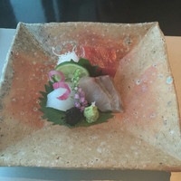 日本料理 「風花」 コンラッド東京 - マグロといかともう一品は忘れました
