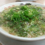 来来亭 - ラーメン 麺かため、ネギ多目