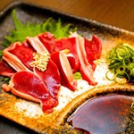 鶏ンドル 火 - ずり刺身