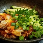 とり家 - ピヨ鶏のユッケ