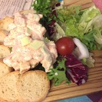 ペッピーノ - 海老とアボガドと明太子のタルタル 580yen('15.11)