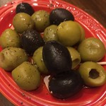 ペッピーノ - オリーブのマリネ 280yen('16.01)