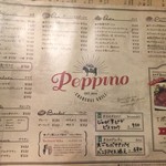 ペッピーノ - 料理menu('16.03)