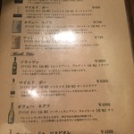 ペッピーノ - ワインmenu('16.03)