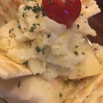 ペッピーノ - ベーコンとキノコ、アンチョビのポテトサラダ 380yen('16.04)