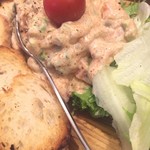 ペッピーノ - 海老とアボガドと明太子のタルタル 580yen('16.06)