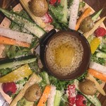 ペッピーノ - スティック野菜のバーニャカウダ 680yen('16.07)