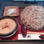 石挽蕎麦と炭串焼 一成 - 濃厚 ぶたのつけ汁蕎麦