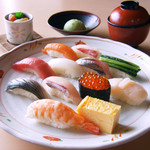 Specially selected nigiri