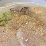 元祖 名島亭 - とんこつにはごまだ！  ブチまけろ！  #BCMKR!